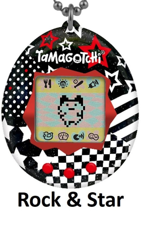 Tamagotchi Rock Glitter(P2) (42984) ryhmässä LELUT, TUOTTEET LAPSILLE JA VAUVOILLE / Leikkikalut, Askartelu &Pelit / Elektroniikka & Media / Interaktiiviset lelut @ TP E-commerce Nordic AB (D00451)