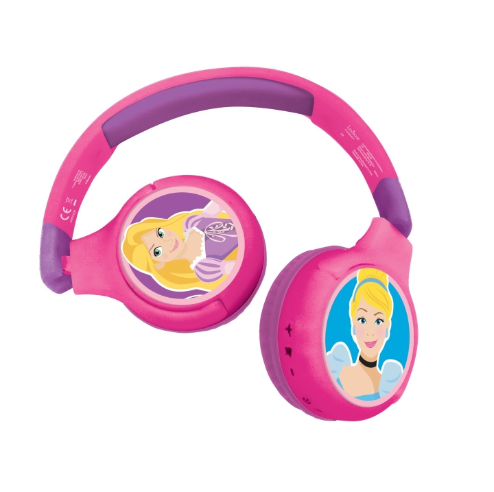 Lexibook Disney Princess - 2 in 1 Bluetooth®-taitettavat kuulokkeet (HPBT010DP) ryhmässä KODINELEKTRONIIKKA / Ääni & Kuva / Kuulokkeet & Tarvikkeet / Kuulokkeet @ TP E-commerce Nordic AB (D00572)