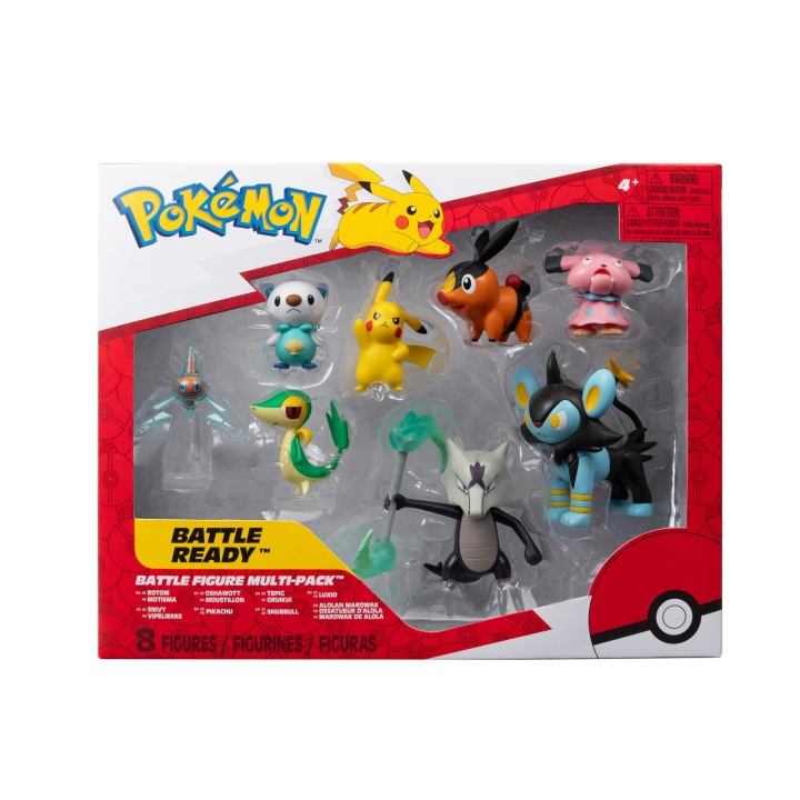 Pokémon Taistelukuvio 8 kpl (PKW3615) ryhmässä LELUT, TUOTTEET LAPSILLE JA VAUVOILLE / Leikkikalut, Askartelu &Pelit / Figuurit, miniatyyrit ja tarvikkeet @ TP E-commerce Nordic AB (D00681)