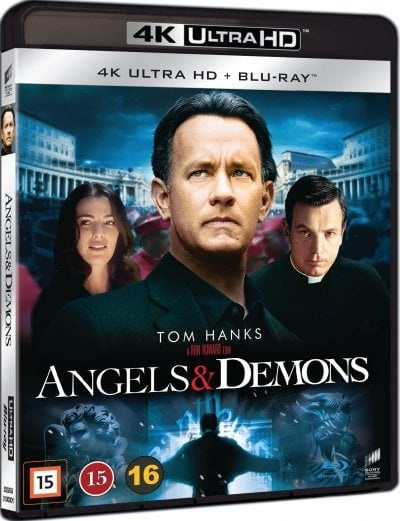 ANGELS & DEMONS 4K Blu-Ray ryhmässä KODINELEKTRONIIKKA / Ääni & Kuva / TV & Tarvikkeet / Elokuvat / Blu-ray @ TP E-commerce Nordic AB (D00711)