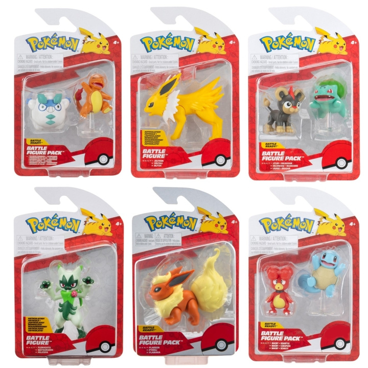 Pokémon Taisteluhahmo Ass. (95007-19) ryhmässä LELUT, TUOTTEET LAPSILLE JA VAUVOILLE / Leikkikalut, Askartelu &Pelit / Figuurit, miniatyyrit ja tarvikkeet @ TP E-commerce Nordic AB (D00764)