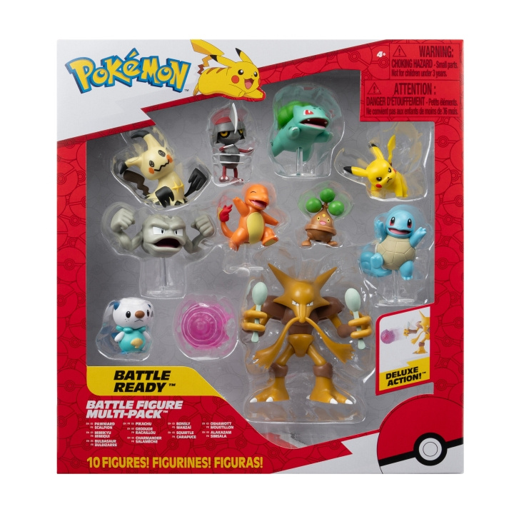 Pokémon Taistelukuvio 10 kpl (PKW4118) ryhmässä LELUT, TUOTTEET LAPSILLE JA VAUVOILLE / Leikkikalut, Askartelu &Pelit / Figuurit, miniatyyrit ja tarvikkeet @ TP E-commerce Nordic AB (D00765)