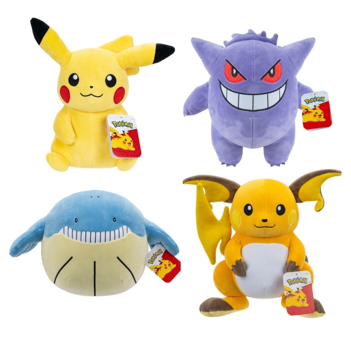 Pokémon Plush 30 Cm Ass. (95257-14) ryhmässä LELUT, TUOTTEET LAPSILLE JA VAUVOILLE / Lelut vauvoille (0-3v) / Pehmolelut @ TP E-commerce Nordic AB (D00769)