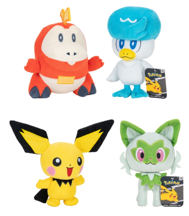 Pokémon Pehmoinen 20 cm Select Corduroy Ass. Cdu (PKW2887-11) ryhmässä LELUT, TUOTTEET LAPSILLE JA VAUVOILLE / Lelut vauvoille (0-3v) / Pehmolelut @ TP E-commerce Nordic AB (D00770)