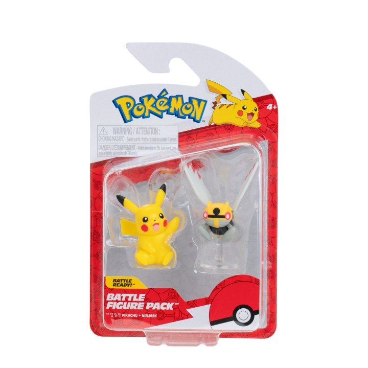 Pokémon Taisteluhahmo Ninjask ja Pikachu (PKW3576) ryhmässä LELUT, TUOTTEET LAPSILLE JA VAUVOILLE / Leikkikalut, Askartelu &Pelit / Figuurit, miniatyyrit ja tarvikkeet @ TP E-commerce Nordic AB (D00774)