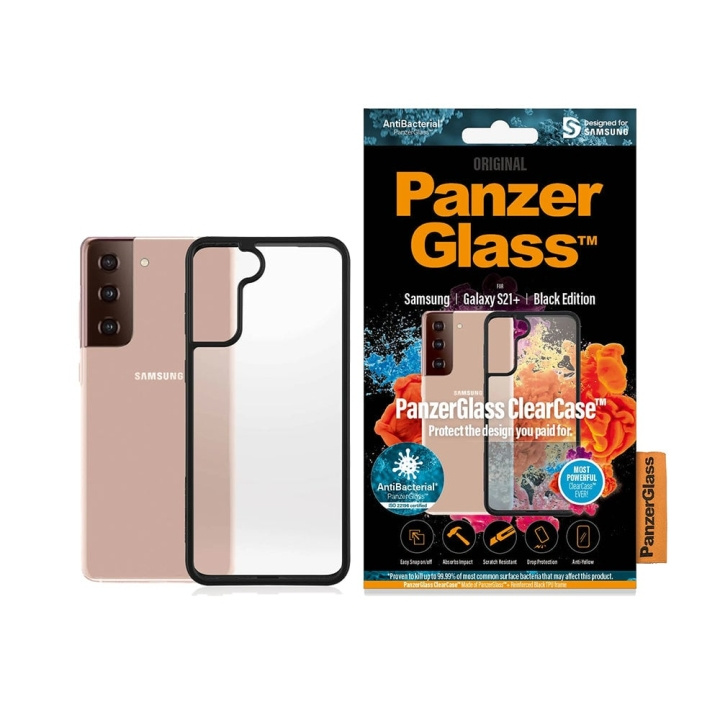 PanzerGlass ClearCase BlackFrame Galaxy S21+s -puhelimen runko ryhmässä ÄLYPUHELIMET JA TABLETIT / Puhelimen suojakotelo / Samsung @ TP E-commerce Nordic AB (D00792)