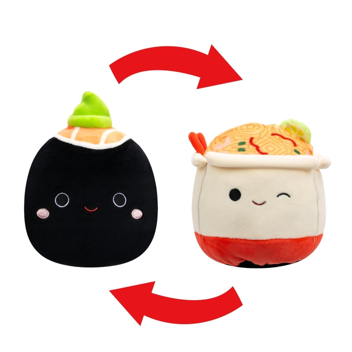 Squishmallows pehmolelu P21 Flip A Mallows - Shozo Nori Sushi/ Daley Takeout Noodles (nuudelit, nuudelit) ryhmässä LELUT, TUOTTEET LAPSILLE JA VAUVOILLE / Lelut vauvoille (0-3v) / Pehmolelut @ TP E-commerce Nordic AB (D00825)