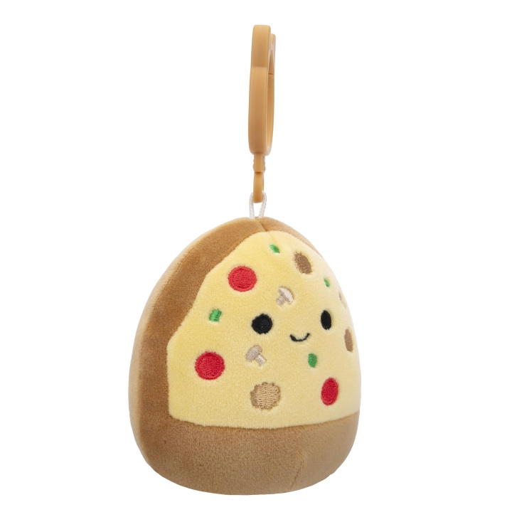 Squishmallows 9 cm P18 Clip On - Chea Pizza Slice - Pizzaleike ryhmässä LELUT, TUOTTEET LAPSILLE JA VAUVOILLE / Lelut vauvoille (0-3v) / Pehmolelut @ TP E-commerce Nordic AB (D00829)