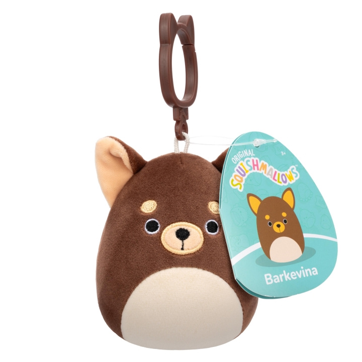 Squishmallows 9 cm P20 Clip On - Barkevina Chihuahua ryhmässä LELUT, TUOTTEET LAPSILLE JA VAUVOILLE / Lelut vauvoille (0-3v) / Pehmolelut @ TP E-commerce Nordic AB (D00857)