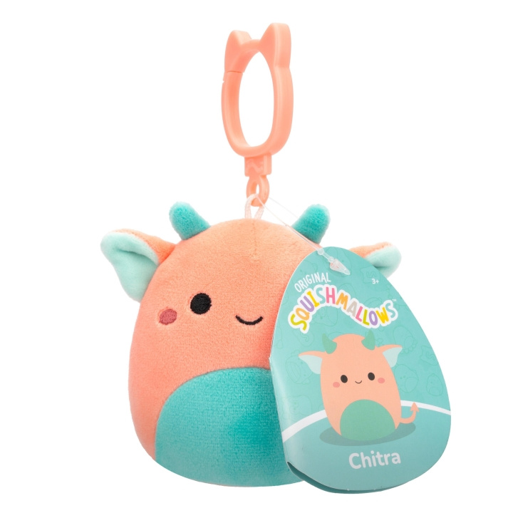 Squishmallows 9 cm P20 Clip On - Chitra Boglin ryhmässä LELUT, TUOTTEET LAPSILLE JA VAUVOILLE / Lelut vauvoille (0-3v) / Pehmolelut @ TP E-commerce Nordic AB (D00858)