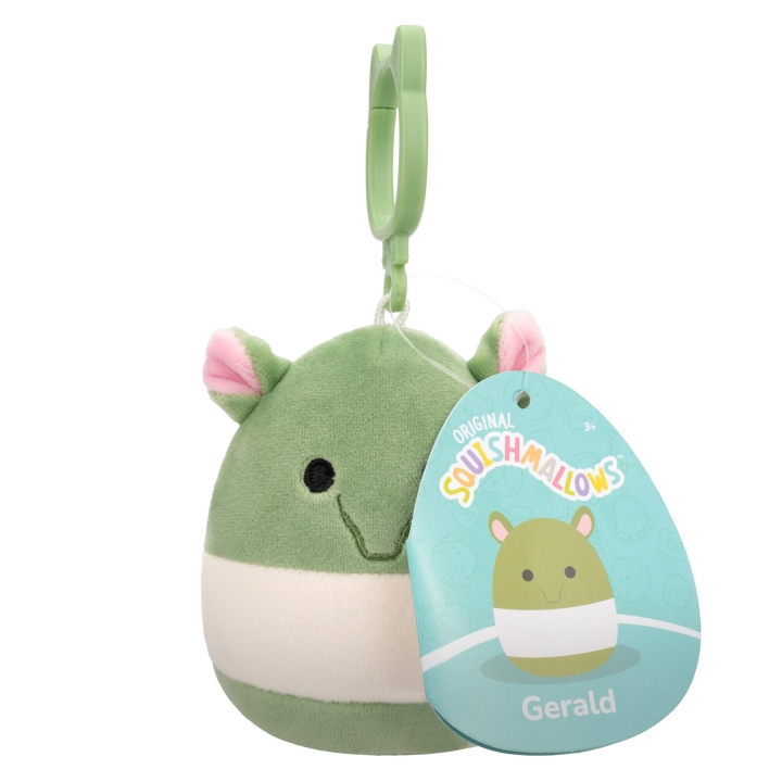 Squishmallows 9 cm P20 Clip On - Gerald Tapir ryhmässä LELUT, TUOTTEET LAPSILLE JA VAUVOILLE / Lelut vauvoille (0-3v) / Pehmolelut @ TP E-commerce Nordic AB (D00861)