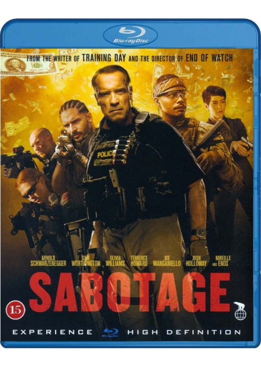 Sabotage - Blu ray ryhmässä KODINELEKTRONIIKKA / Ääni & Kuva / TV & Tarvikkeet / Elokuvat / Blu-ray @ TP E-commerce Nordic AB (D00885)