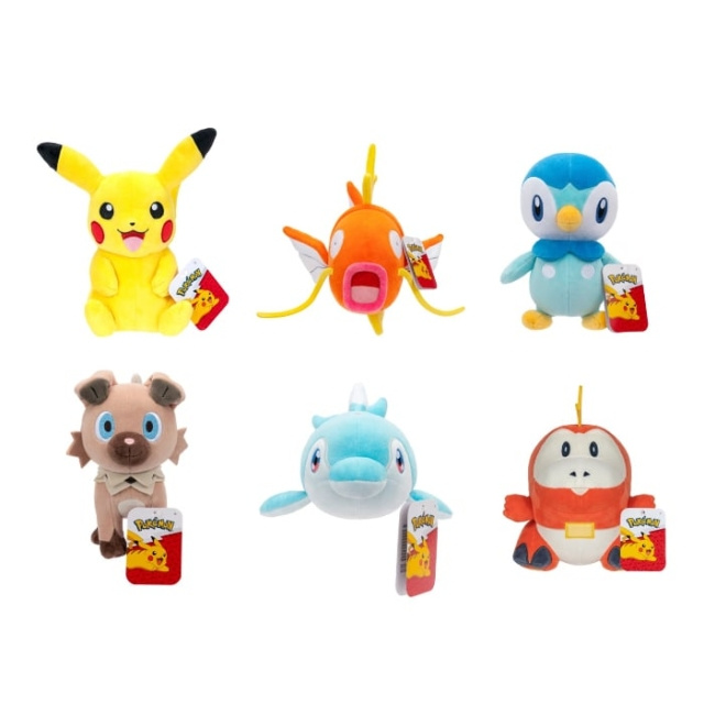 Pokémon Plush 20 Cm Ass. Cdu (95217-20) ryhmässä LELUT, TUOTTEET LAPSILLE JA VAUVOILLE / Lelut vauvoille (0-3v) / Pehmolelut @ TP E-commerce Nordic AB (D00910)