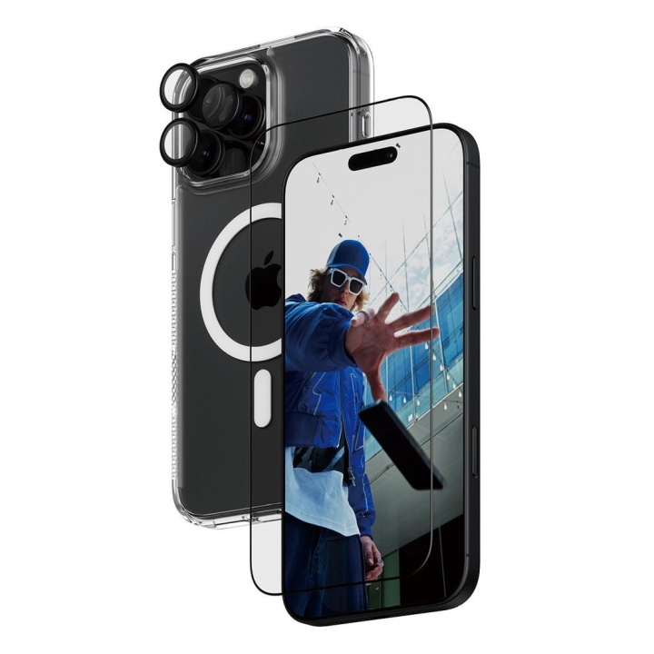 PanzerGlass iPhone 16 Pro Max 6.9\'\' 3-in-1-suojapaketti ryhmässä ÄLYPUHELIMET JA TABLETIT / Puhelimen suojakotelo / Apple / iPhone 16 @ TP E-commerce Nordic AB (D00924)