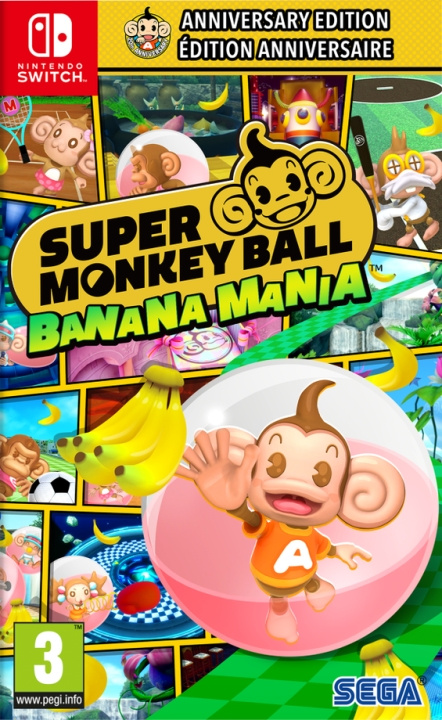 Super Monkey Ball Banana Mania (Switch) ryhmässä KODINELEKTRONIIKKA / Pelikonsolit & Tarvikkeet / Nintendo Switch / Pelit @ TP E-commerce Nordic AB (D00951)