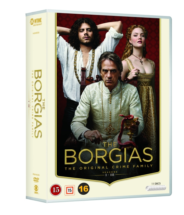 The Borgias: Complete Box - Season 1-3 (11 disc) - DVD ryhmässä KODINELEKTRONIIKKA / Ääni & Kuva / TV & Tarvikkeet / Elokuvat / DVD @ TP E-commerce Nordic AB (D00967)