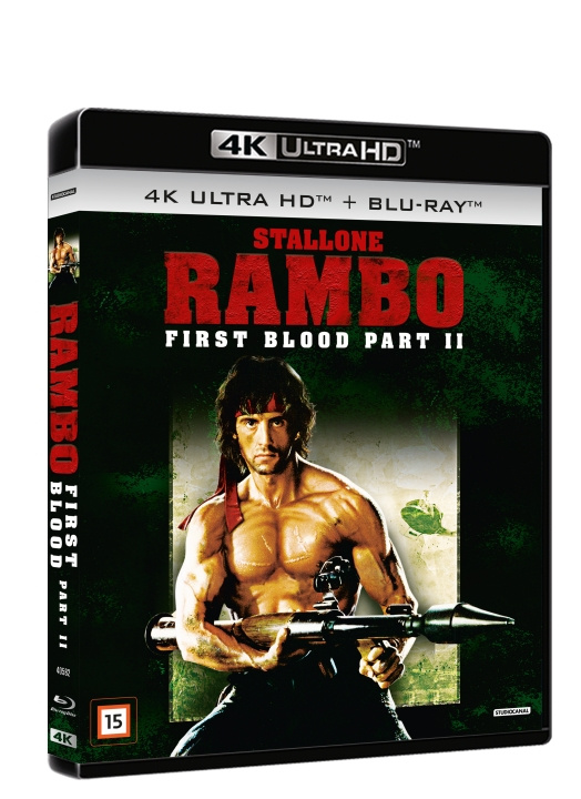 Rambo 2: First Blood Part 2 ryhmässä KODINELEKTRONIIKKA / Ääni & Kuva / TV & Tarvikkeet / Elokuvat / Blu-ray @ TP E-commerce Nordic AB (D01024)