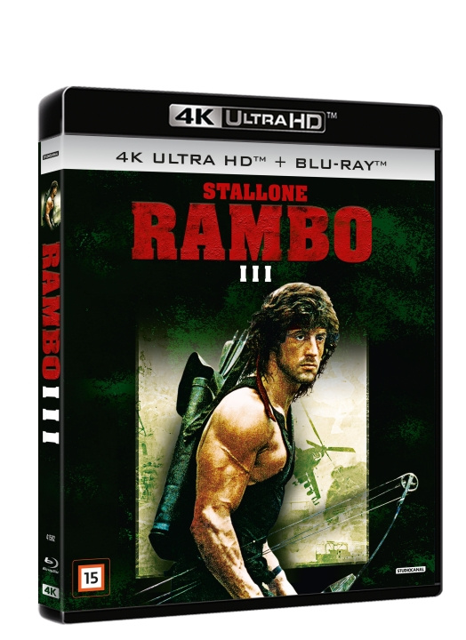 Rambo 3 4K ryhmässä KODINELEKTRONIIKKA / Ääni & Kuva / TV & Tarvikkeet / Elokuvat / Blu-ray @ TP E-commerce Nordic AB (D01025)