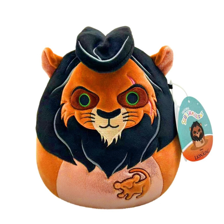 Squishmallows Disney Leijonakuningas - Scar - Arpi ryhmässä LELUT, TUOTTEET LAPSILLE JA VAUVOILLE / Lelut vauvoille (0-3v) / Pehmolelut @ TP E-commerce Nordic AB (D01063)