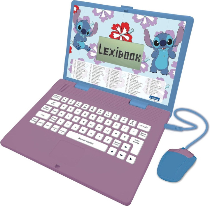 Lexibook Disney Stitch - kannettava tietokone (ENG) (JC598Di1) ryhmässä LELUT, TUOTTEET LAPSILLE JA VAUVOILLE / Leikkikalut, Askartelu &Pelit / Lelut @ TP E-commerce Nordic AB (D01085)