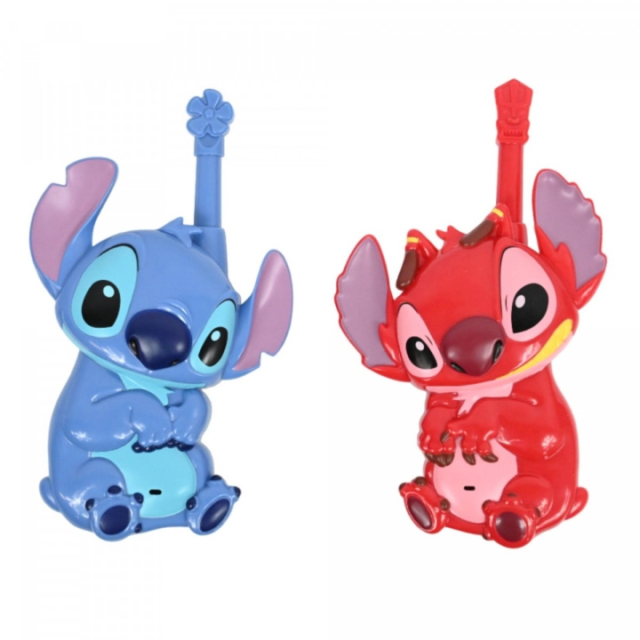 Lexibook Disney Stitch - 3D radiopuhelimet (TW18D) ryhmässä URHEILU, VAPAA-AIKA JA HARRASTUS / Ulkoilu / Radiopuhelimet @ TP E-commerce Nordic AB (D01113)