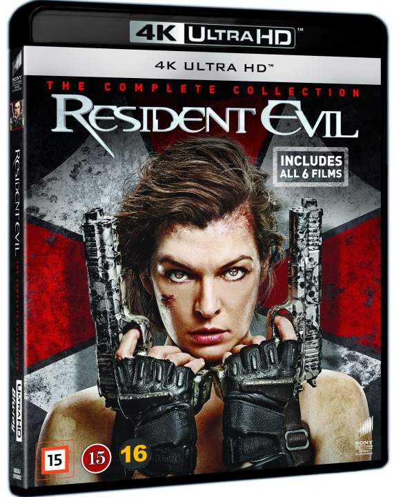 Resident evil 1-6 complete 4K UHD ryhmässä KODINELEKTRONIIKKA / Ääni & Kuva / TV & Tarvikkeet / Elokuvat / Blu-ray @ TP E-commerce Nordic AB (D01149)