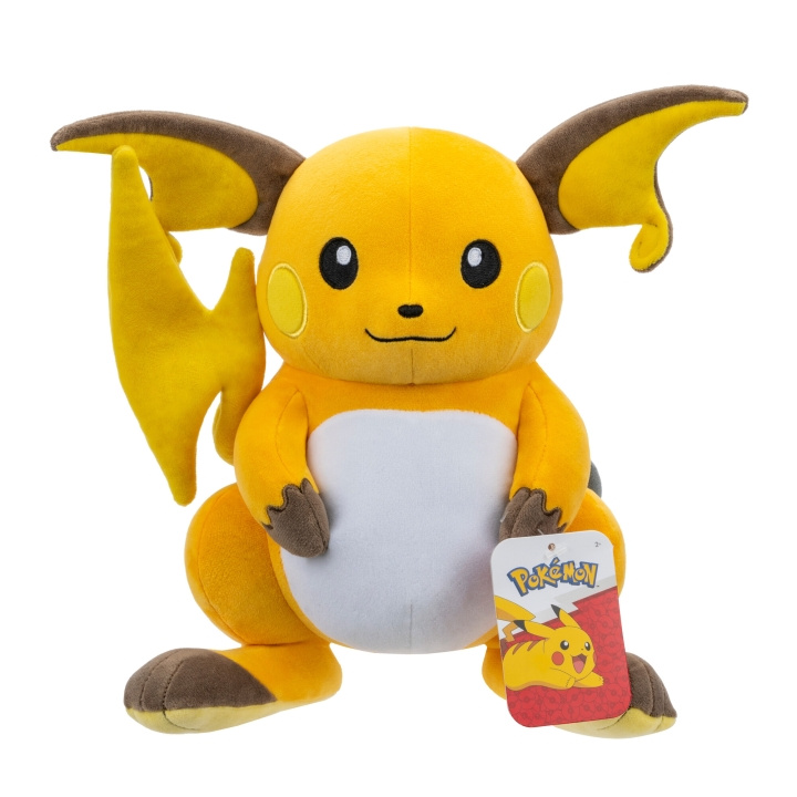 Pokémon PEHMOINEN 30 CM RAICHU (PKW3111) ryhmässä LELUT, TUOTTEET LAPSILLE JA VAUVOILLE / Lelut vauvoille (0-3v) / Pehmolelut @ TP E-commerce Nordic AB (D01156)