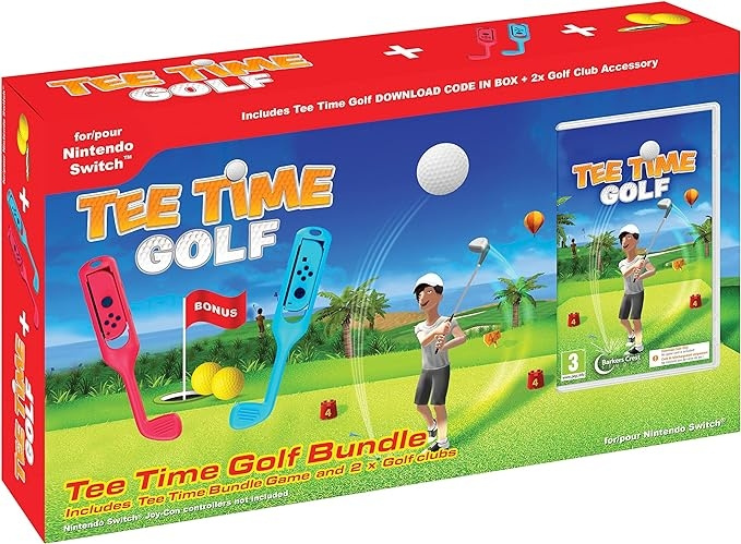 Tee Time Golf Bundle (Switch) ryhmässä KODINELEKTRONIIKKA / Pelikonsolit & Tarvikkeet / Nintendo Switch / Pelit @ TP E-commerce Nordic AB (D01346)