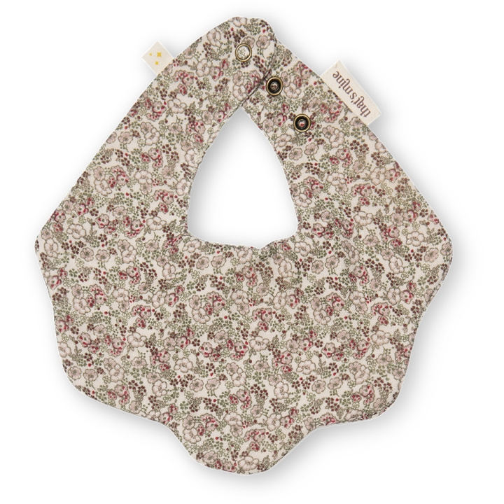 That\'s Mine Maj Bib Bouquet Rouge ryhmässä LELUT, TUOTTEET LAPSILLE JA VAUVOILLE / Syö ja juo / Ruokalaput @ TP E-commerce Nordic AB (D01355)