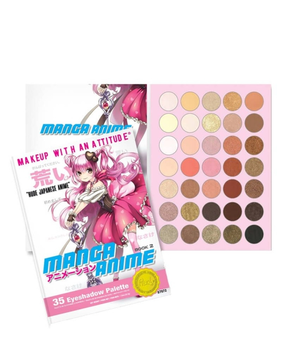 Rude Cosmetics 35 Eyeshadow Palette - Manga Anime ryhmässä KAUNEUS JA TERVEYS / Meikit / Silmät ja kulmat / Luomivärit @ TP E-commerce Nordic AB (D01375)