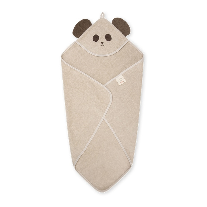 That\'s Mine Mivo Hooded Towel Panda ryhmässä LELUT, TUOTTEET LAPSILLE JA VAUVOILLE / Lasten tekstiilit / Kylpytarvikkeet @ TP E-commerce Nordic AB (D01389)