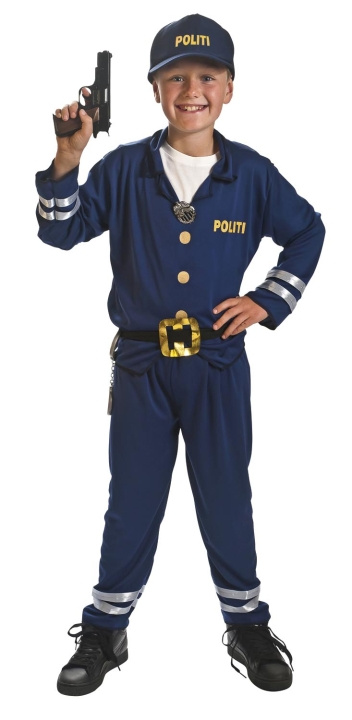 Rio Police uniform (140) (42724) ryhmässä LELUT, TUOTTEET LAPSILLE JA VAUVOILLE / Leikkikalut, Askartelu &Pelit / Naamiaisasut @ TP E-commerce Nordic AB (D01439)