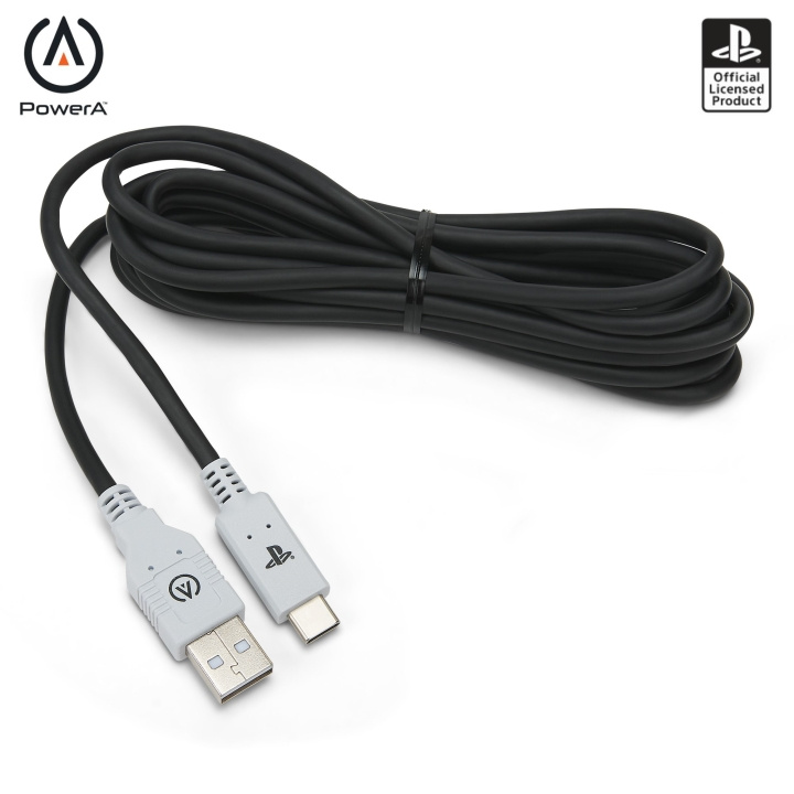 PowerA USB-C-kaapeli PS5 - 3 metriä /PS5 ryhmässä KODINELEKTRONIIKKA / Pelikonsolit & Tarvikkeet / Sony PlayStation 5 @ TP E-commerce Nordic AB (D01448)