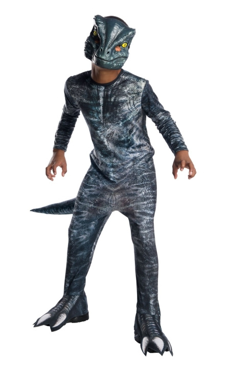 Rubies Jurassic World - Velociraptor Blue Costume (146 cm) ryhmässä LELUT, TUOTTEET LAPSILLE JA VAUVOILLE / Leikkikalut, Askartelu &Pelit / Naamiaisasut @ TP E-commerce Nordic AB (D01453)