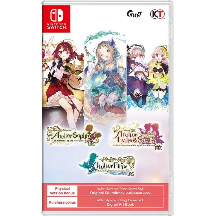 Atelier Mysterious Trilogy Deluxe Pack (Import) (Switch) ryhmässä KODINELEKTRONIIKKA / Pelikonsolit & Tarvikkeet / Nintendo Switch / Pelit @ TP E-commerce Nordic AB (D01457)