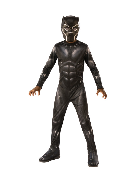 Rubies Marvel Costume - Black Panther (116 cm) ryhmässä LELUT, TUOTTEET LAPSILLE JA VAUVOILLE / Leikkikalut, Askartelu &Pelit / Naamiaisasut @ TP E-commerce Nordic AB (D01464)