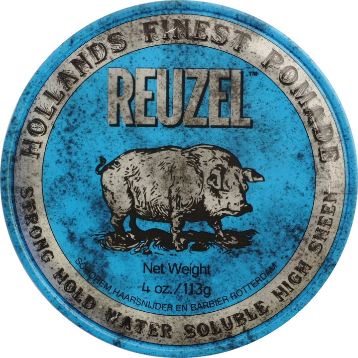 Reuzel Sininen Strong Hold Sheen Pomade 113 ml ryhmässä KAUNEUS JA TERVEYS / Hiukset &Stailaus / Hiusten stailaus / Karvanpoistovaha @ TP E-commerce Nordic AB (D01489)