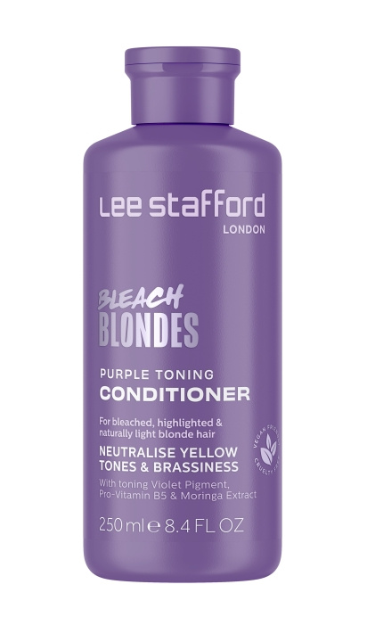 Lee Stafford Bleach Blondes Purple Toning Conditioner 250 ml ryhmässä KAUNEUS JA TERVEYS / Hiukset &Stailaus / Hiustenhoito / Hoitoaine @ TP E-commerce Nordic AB (D01493)