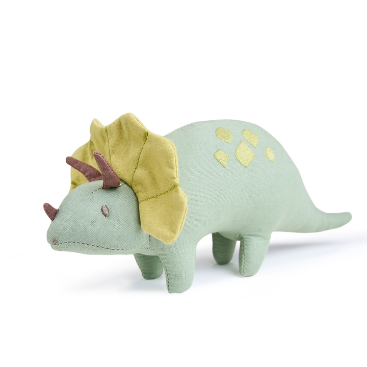 ThreadBear Soft Toy Dinosaur - Trike the Triceratops 24 cm - (TB4104) ryhmässä LELUT, TUOTTEET LAPSILLE JA VAUVOILLE / Lelut vauvoille (0-3v) / Pehmolelut @ TP E-commerce Nordic AB (D01519)