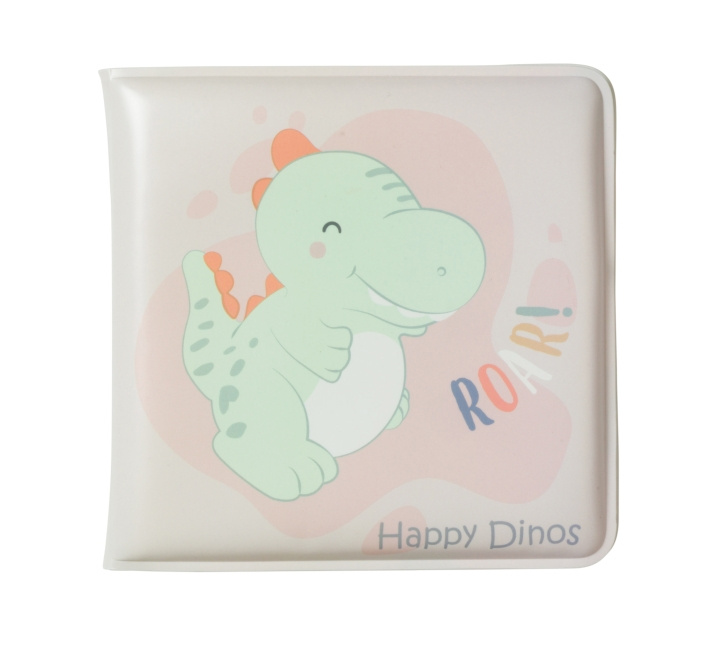 SARO Baby Bathing book - Happy Dinos (SAO33901) ryhmässä LELUT, TUOTTEET LAPSILLE JA VAUVOILLE / Ulkoleut / Kylpylelut @ TP E-commerce Nordic AB (D01595)