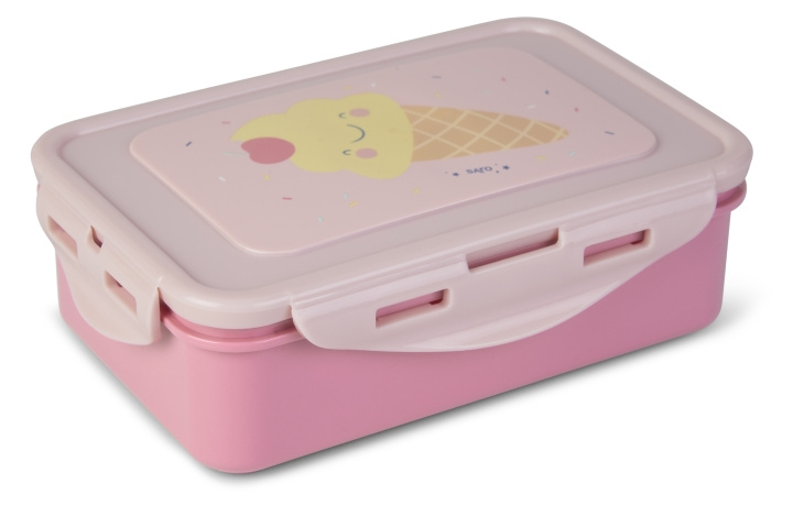 SARO Baby SARO - Lunch Box - Pink (SAO70066) ryhmässä LELUT, TUOTTEET LAPSILLE JA VAUVOILLE / Syö ja juo / Lasten astiat @ TP E-commerce Nordic AB (D01602)