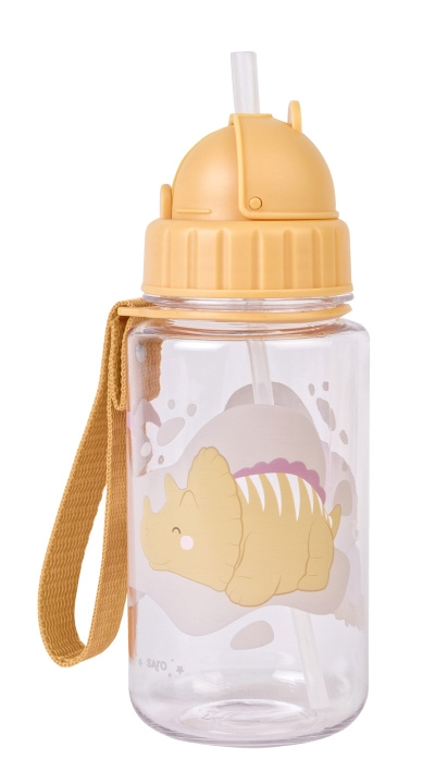 SARO Baby SARO - Bottle with straw - Mustard (SAO74002) ryhmässä LELUT, TUOTTEET LAPSILLE JA VAUVOILLE / Syö ja juo / Tuttipullot & Tarvikkeet @ TP E-commerce Nordic AB (D01604)