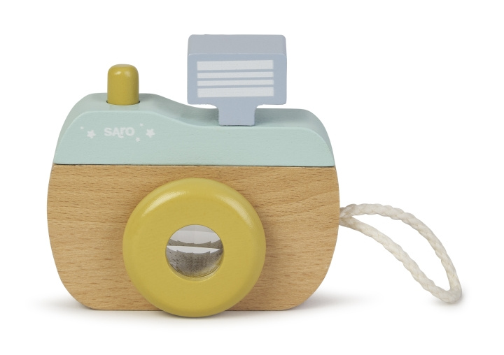 SARO Baby SARO - Wood Camera - Mint (SAO33431) ryhmässä LELUT, TUOTTEET LAPSILLE JA VAUVOILLE / Lelut vauvoille (0-3v) / Toiminnalliset lelut @ TP E-commerce Nordic AB (D01612)