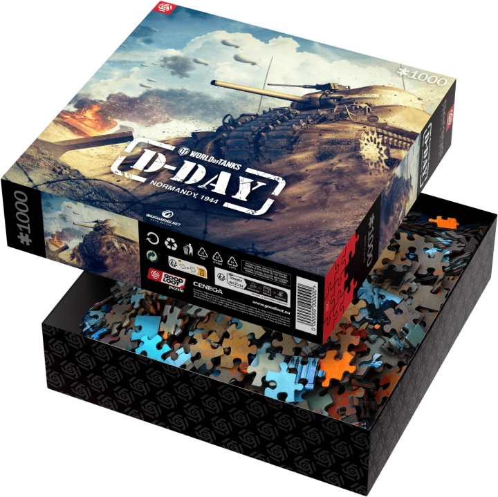 Good Loot - Gaming Puzzle: World of Tanks D-Day, 1000 palaa ryhmässä URHEILU, VAPAA-AIKA JA HARRASTUS / Harrastus / Palapeli @ TP E-commerce Nordic AB (D01636)