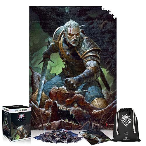 Good Loot Premium Puzzle The Witcher: World (1000 palaa) ryhmässä URHEILU, VAPAA-AIKA JA HARRASTUS / Harrastus / Palapeli @ TP E-commerce Nordic AB (D01641)