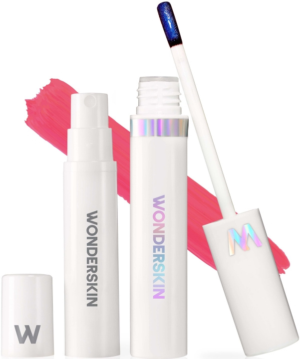 Wonderskin Wonder Blading Lip Stain Kit Sweetheart Hot Pink - huulten värjäyssetti ryhmässä KAUNEUS JA TERVEYS / Meikit / Huulet / Huulikynä @ TP E-commerce Nordic AB (D01672)