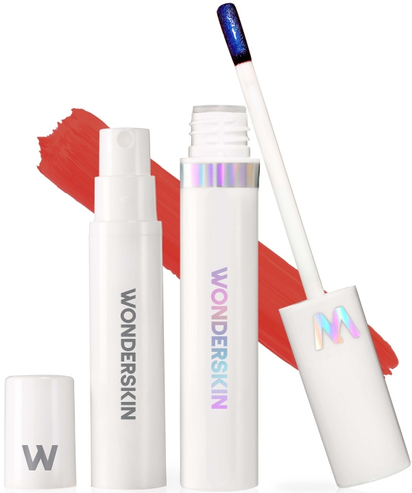 Wonderskin Wonder Blading Lip Stain Kit Crush Coral -huulten värjäyssetti ryhmässä KAUNEUS JA TERVEYS / Meikit / Huulet / Huulikynä @ TP E-commerce Nordic AB (D01673)