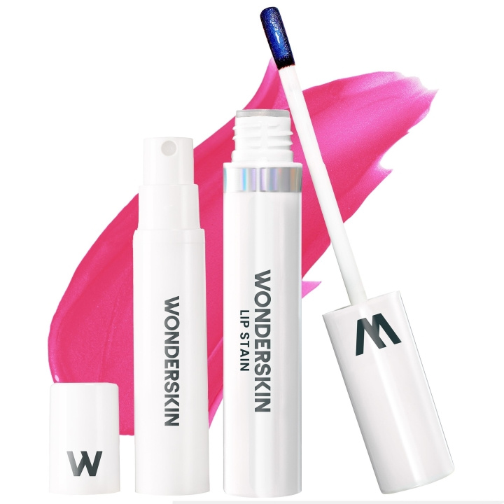 Wonderskin Wonder Blading Lip Stain Kit Neon Rose -huulten värjäyssetti ryhmässä KAUNEUS JA TERVEYS / Meikit / Huulet / Huulikynä @ TP E-commerce Nordic AB (D01700)