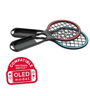 NACON Big Ben Racket For Joy-Con (Red - Blue) /Nintendo Switch ryhmässä KODINELEKTRONIIKKA / Pelikonsolit & Tarvikkeet / Nintendo Switch @ TP E-commerce Nordic AB (D01708)