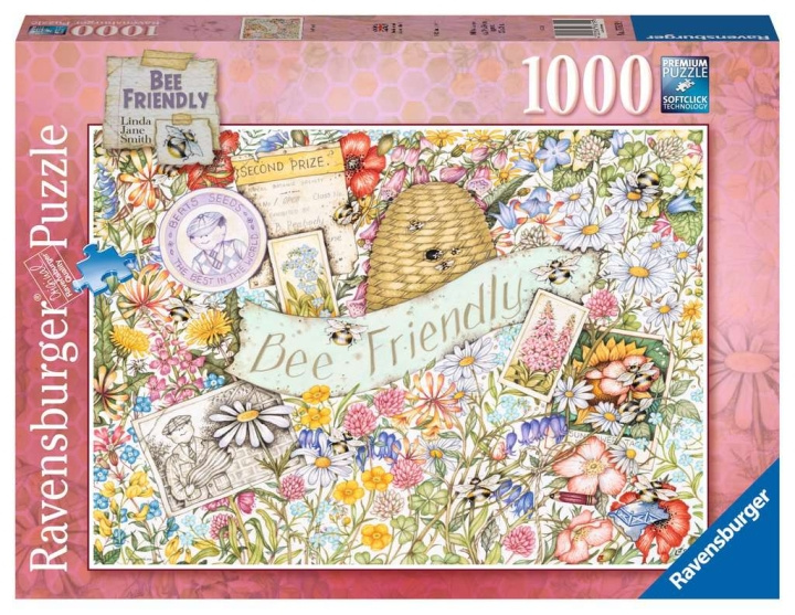 Ravensburger Puzzle - Mehiläisystävällinen, 1000 kpl (12001079) ryhmässä URHEILU, VAPAA-AIKA JA HARRASTUS / Harrastus / Palapeli @ TP E-commerce Nordic AB (D01749)